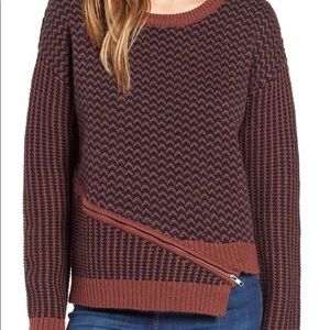 NWOT ASTR sweater with zipper